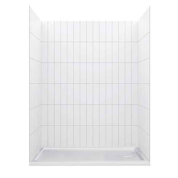 Fiberglass shower package